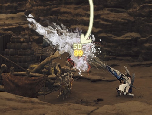 Whiteflame Torrent effect & damage