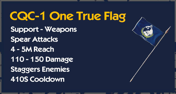 CQC-1 One True Flag Overview