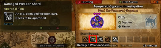 Damaged Weapon Shard