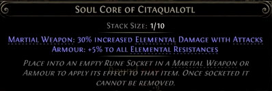 Soul Core of Citaqualotl Overview