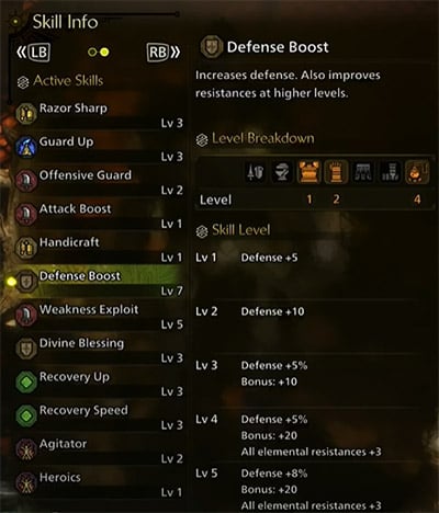 Skill Info Overview