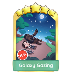 Galaxy Gazing Gold Card