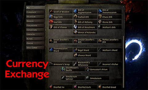 PoE 2 Currency Exchange Overview