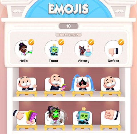 Monopoly GO Emojis View