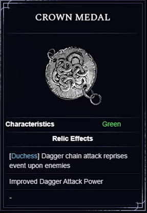 Crown Medal Relic Screenshot