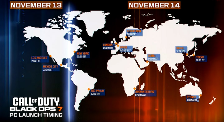 COD BO7 Launch Date Map