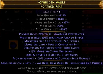 Forbidden Vault Fortress Map
