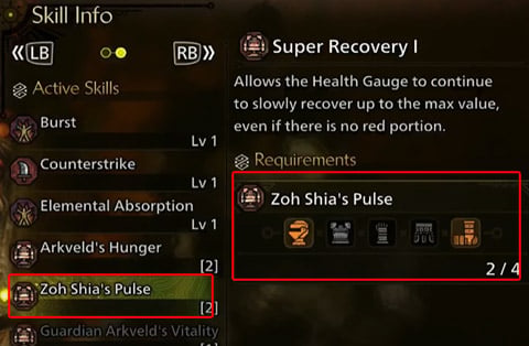 Zoh Shia's Pulse Skill