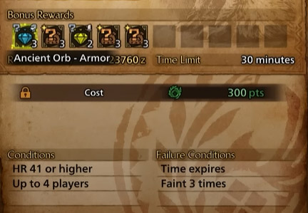 Task Bonus Rewards, Conditions and Failure Conditions