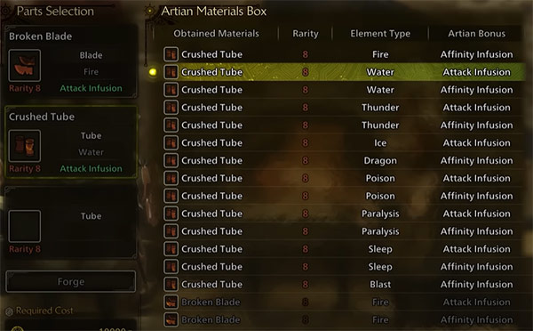 Artian Materials Box Overview